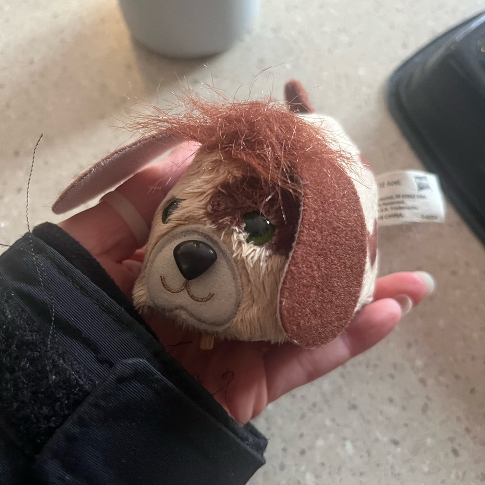 Fur real zhu zhu pets dog Plush with Brown and Cream Pattern